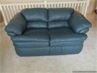Barclay Leather Look Love Seat