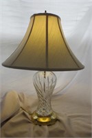 Lenox Crystal Lamp - Marked