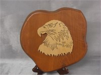 Wooden Lazer Cut Eagle Head