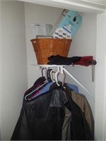CONTENTS OF ENTRY WAY CLOSET