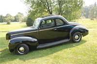 1939 FORD DELUXE COUPE - PAINTED, RUNS & DRIVES