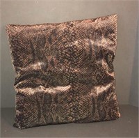 Designer Black and Brown Scatter Cushion