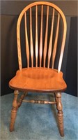 Amish Made set of 4 Oak Wood Chairs
