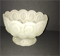 Unique Vintage Frost Glass Bowl