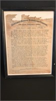 Antique Market Letter from 1924