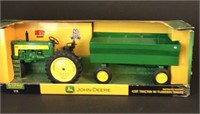 John Deere 430T Tractor w/ Flarebox Wagon