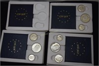 4 - Bicentennial Silver proof sets