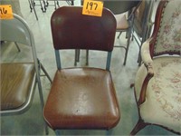 Vintage Metal and Vinyl Chair