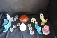 Various Small Glass Figurines
