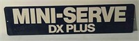 DST Mini-Serve DX Plus/Regular Sign