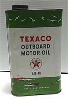 Texaco Outboard Motor Full Oil Can