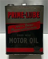 Premium Lube Motor Oil Can