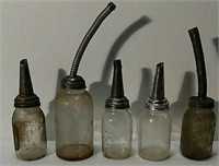 Assorted Vintage Oil  Dispensers & License Plates