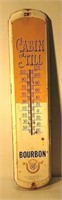 Cabin Still Bourbon Tin Thermometer