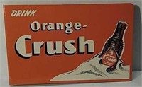 DSTF Drink Orange Crush Flanged Sign