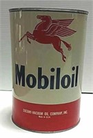Mobil Oil Can with Pegasus Emblem