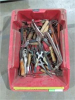 Assorted Pliers and Hook Knives-