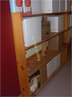 Solid Pine Storage Shelving Unit