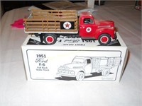 1951 Ford F6 Full Rack Stake Toy Truck w/Box