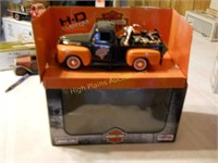 Harley Davidson Toy Pickup w/Motorcycle & w/Box