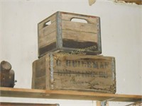 Several Wooden Boxes, Various Sizes