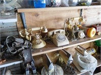 Lot Old Telephones