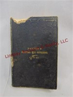 Hard back book Patten's Manual for Officers 1861