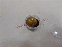 1 Brass button marked w/ Eagle & D in button