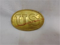 US Brass Box Plate