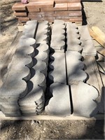 Pallet of Straight Concrete Edging