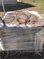 Pallet of Red/ Charcoal Natural Cut Pavers