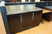 60 inch stainless steel counter with doors
