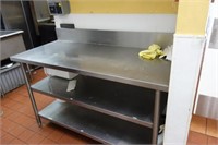 5 foot stainless steel table
