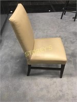 Leather Tan High Back Chairs