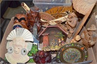 Collectibles & Decor Lot w/ German Coo Coo Clock