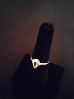 Mercury Mystic Topaz Ring with Diamonds