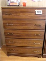 5 drawer chest, 48" x 34" x 17 1/2"
