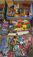 Mixed Vehicle Toy Lot w/ Hotwheels Steering Rig