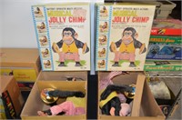 Choice of 2 Daishin Jolly Chimp B/O Toys in Box
