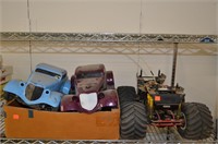 3pc Electric R/C Cars w/ Monster Truck Chassis