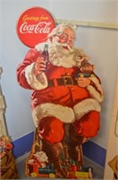 1947 Coca-Cola Santa Claus Standee