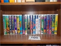 Disney VHS children's tapes, 20 total