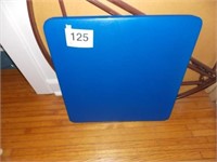 Child's size royal blue card table