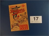 Danville Dodgers Baseball 1946 season official