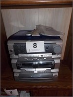 Curtis CD/cassette/tuner audio system with