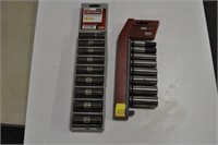 2 9 PIECE METRIC CRAFTSMAN SOCKET SETS 1 SET IS