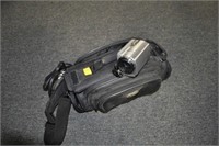 SONY HANDYCAM WITH CARRY CASE AND BATTERY