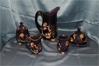 Riverside Amethyst Table Set  Pitcher 11", Covered