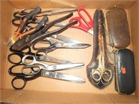 Remington Scissors, Leather Scissor Case, Wiss