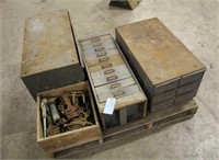 (3) Steel Boxes w/Assorted Tools & Parts and